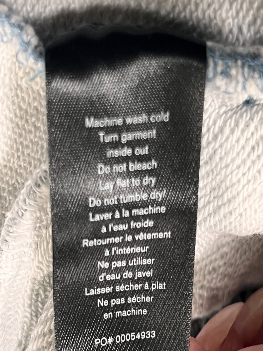 rag & bone Distressed Light Blue Denim Jogger Pants - Picture 14 of 15